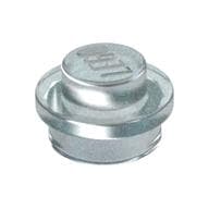 Plate Round 1 x 1 with Solid Stud em Transparente opala