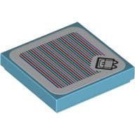 Tile 2 x 2 with Fliprus and Barcode Print (Sticker)