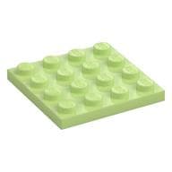 Plate 4 x 4 em Verde amarelado