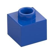 Plate 1 x 1 x 2/3 with Open Stud em Azul