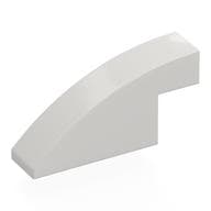 Brick Curved 1 x 4 x 1 2/3 No Studs em Branco