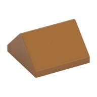 Brick Sloped 45° 2 x 2 Double em Nougat médio