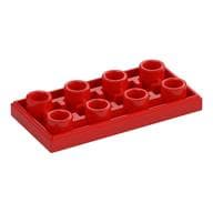 Tile Special 2 x 4 Inverted em Vermelho