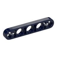 Technic Beam 1 x 5 Thin with Axle Holes on Ends em Azul escuro
