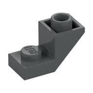 Brick Sloped Inverted 45° 2 x 1 with 2/3 Cutout em Cinza azulado escuro