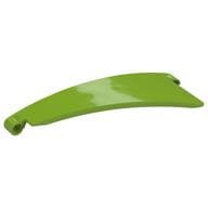 Technic Panel Curved 5 x 13 x 2 Tapered, Left #50 em Verde-limão
