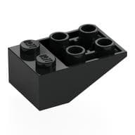 Brick Sloped Inverted 33° 3 x 2, Connections between Studs, Round Bottom Pin
