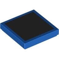 Tile 2 x 2 with Black Surface Print