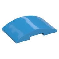 Brick Curved 4 x 6 Double, 2 x 4 Cutout em Celeste escuro