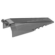Windscreen 10 x 4 x 2 with Handle em Preto translúcido