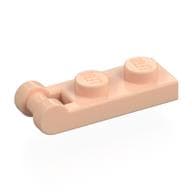 Plate Special 1 x 2 with Handle on End [Closed Ends] em Nougat claro