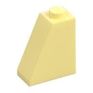 Brick Sloped 65° 2 x 1 x 2 em Amarelo vivo claro
