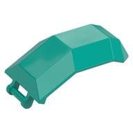 Windscreen 4 x 4 x 4 2/3 with Handle em Turquesa escuro