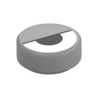 Tile Round 1 x 1 with Half-Closed Eye Print