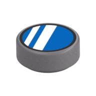 Tile Round 1 x 1 with Glasses Print