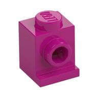 Brick Special 1 x 1 with Headlight em Magenta