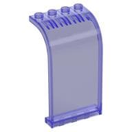 Panel 3 x 4 x 6 Curved Top em Roxo translúcido
