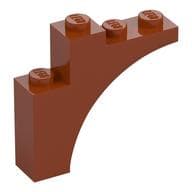 Brick Arch 1 x 4 x 3 em Laranja escuro