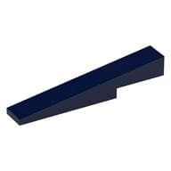 Brick Sloped 1 x 6 x 1 with 1 x 2 x 1/3 Cutout em Azul escuro
