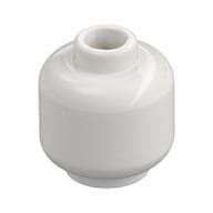 Minifig Head [Plain] [Vented Stud - 2 Holes]