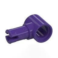 Technic Pin Connector Hub with 1 Pin with Friction Ridges Lengthwise [Centered Friction Ridge] em Roxo escuro