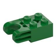 Technic Brick Special 2 x 2 with Ball Socket Wide and Axle Hole, No Arm Holes em Verde