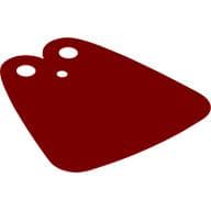 Neckwear Cape, Short, Rounded Corners on Top and Bottom [Traditional Starched Fabric]
