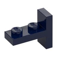 Bracket 1 x 2 with 1 x 2 Vertical Studs em Azul escuro