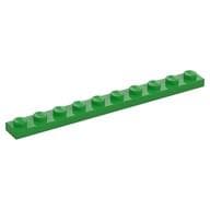 Plate 1 x 10 em Verde vivo