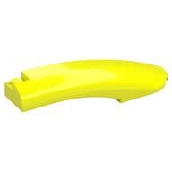 Brick Round, Curved 10 x 2 x 2 with Rounded End Right em Amarelo vibrante