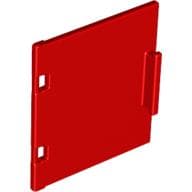 Duplo Door, Cabinet 3 x 3.5 em Vermelho