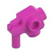 Weapon Gun / Blaster with Studs on Side em Rosa escuro