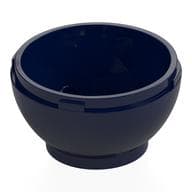 Pod, Round, Faceted 4 x 4 x 1 2/3 (Dragon Egg Bottom) em Azul escuro