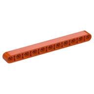 Technic Beam 1 x 11 Thick em Laranja avermelhado