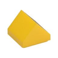 Brick Sloped Double 45° 1 x 1 em Amarelo