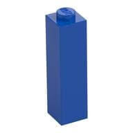 Brick 1 x 1 x 3 em Azul
