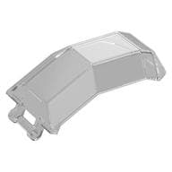 Windscreen 4 x 4 x 4 2/3 with Handle em Transparente
