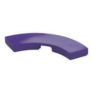 Tile 3 x 3 Curved, Macaroni em Roxo escuro