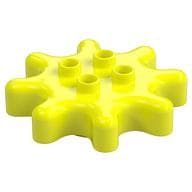 Duplo Gear 4 x 4 - 8 Tooth em Amarelo vibrante