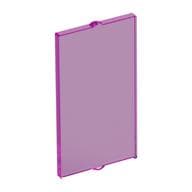Glass for Window 1 x 2 x 3 Flat Front em Rosa escuro translúcido
