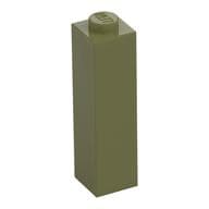Brick 1 x 1 x 3 em Verde oliva