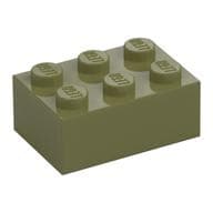 Brick 2 x 3 em Verde oliva