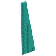 Wedge Plate 12 x 3 Right em Turquesa escuro