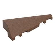 Brick Wedged, Sloped 2 x 5 Right em Marrom avermelhado