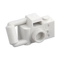 Equipment Camera Handheld with Central Viewfinder em Branco
