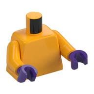 Torso, Orange Arms, Dark Purple Hands [Plain]