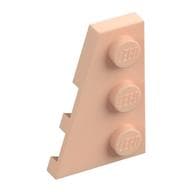 Wedge Plate 3 x 2 Left em Nougat claro