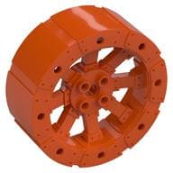 Wheel Wagon Viking with 12 Holes [7 Studs Diameter] em Laranja avermelhado