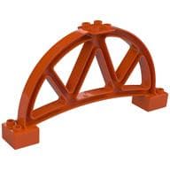 Duplo Frame / Girder / Support, Half Circle 2 x 14 x 6 em Laranja avermelhado