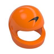 Helmet, Standard with Black Swoosh Print